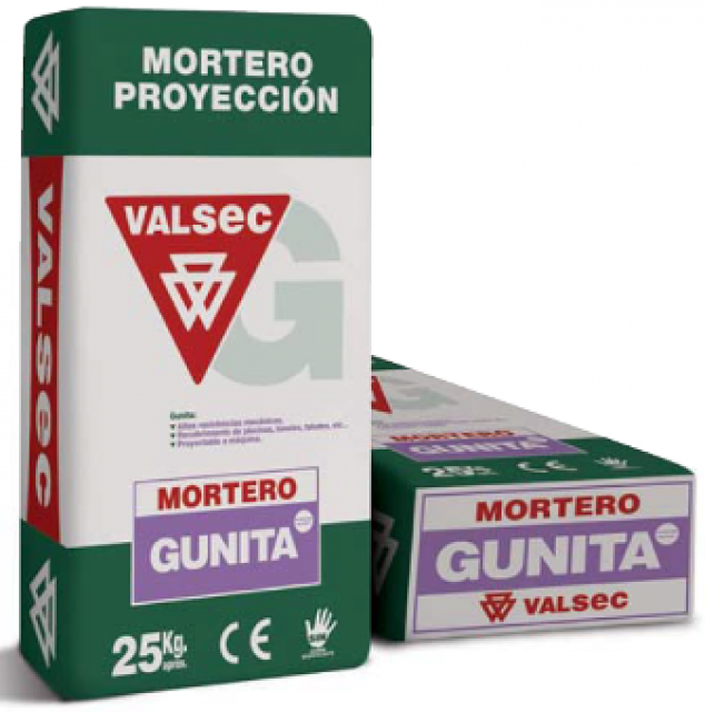 Mortero Gunita saco de 25 kg